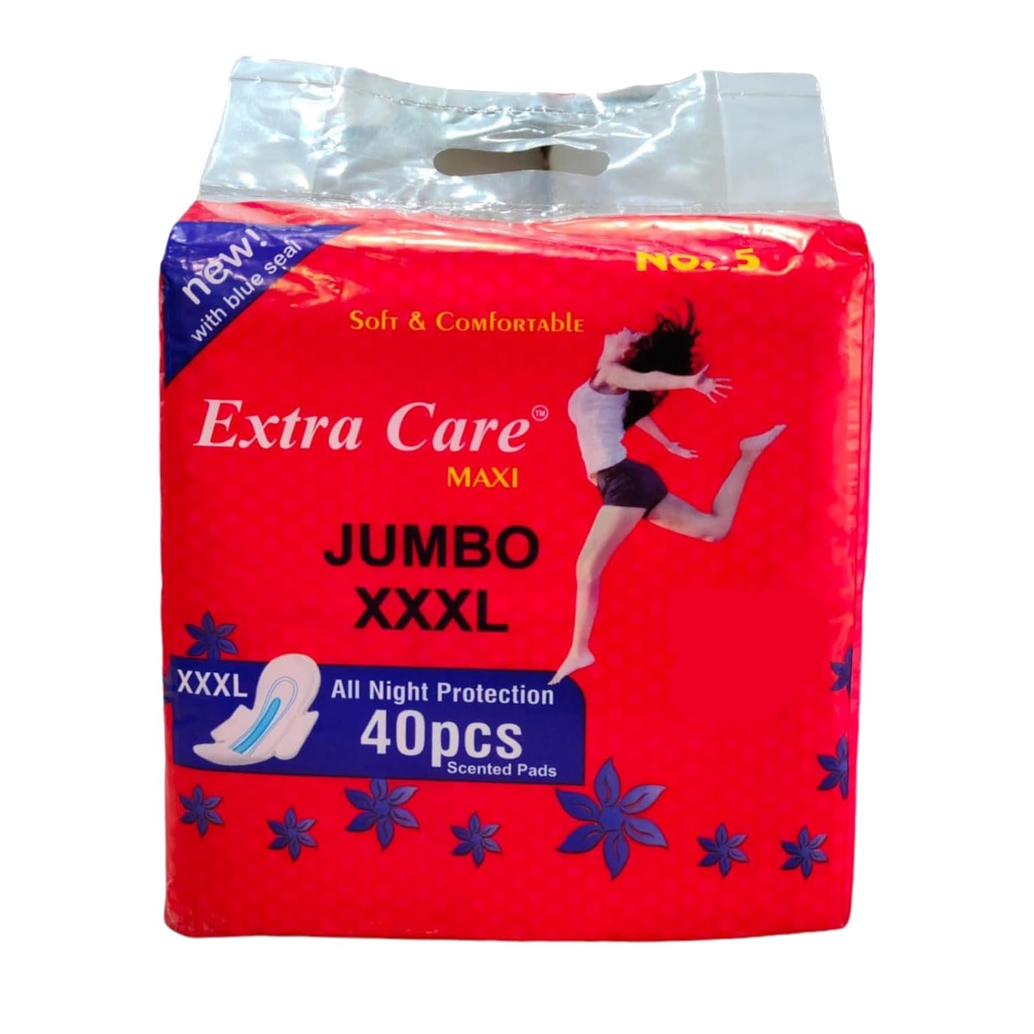 Extra care XXXL Size Sanitary Pads for Womens| 40 Pcs Sanitary Napkins for All Night Protection (Pack of 4) (B0CP82MCZG) Amazon Price History, Amazon Price Tracker