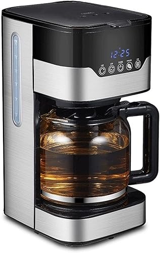 IEASE kfj - Máquina de café expreso automática infusor de té de vapor por goteo cafetera para oficina en casa