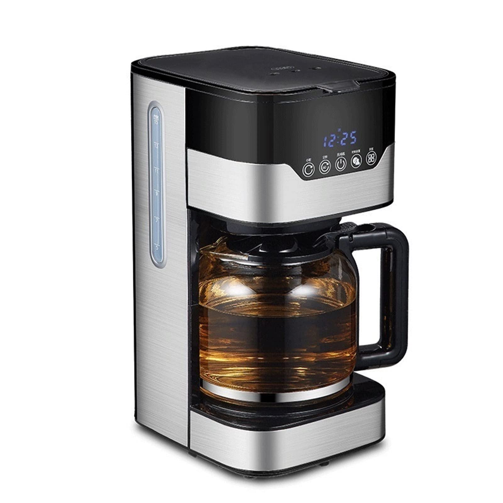 CUNTO Macchina per il caffè Caffettiera Macchina per il caffè automatica Gocciolamento a vapore Infusore per tè Macchina per il caffè Macchina per il tè Teiera per l'Home Office
