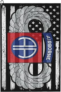 US And 82nd Airborne Division Golf Towel
