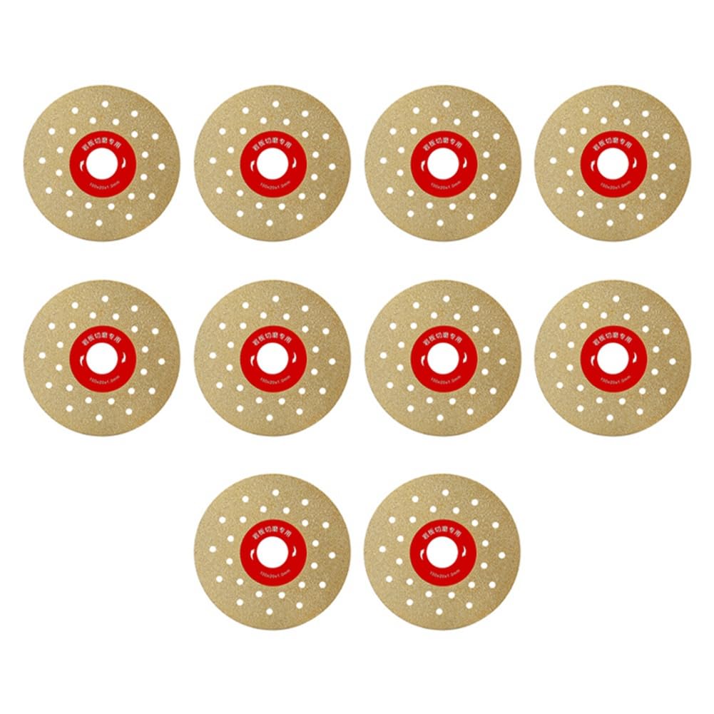 10 Discos de Corte de Diamante 100mm Hoja de Sierra Abrasiva para Azulejos y Mármol