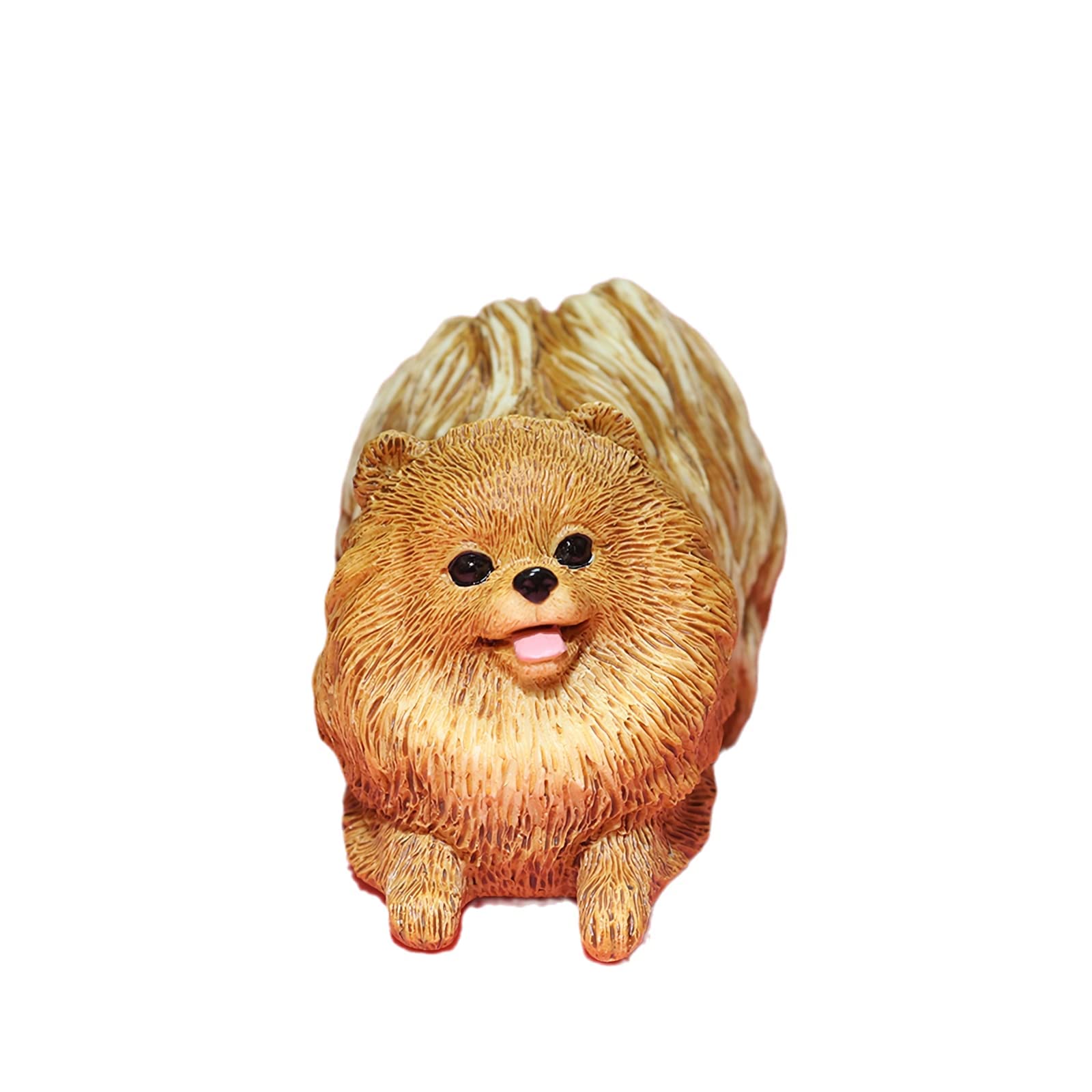 SANDICAST　ポメラニアン　Pomeranian　置物　フィギュア　ミニ Amazon.com: Sandicast Orange Pomeranian Sculpture, Crouching