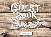 Guest Book: Vintage Rustic Guest books for Wedding, All Occasion, Parties, Events, Shower, Birthday, Vacation homes, Sign in, & More 1540557537 Book Cover