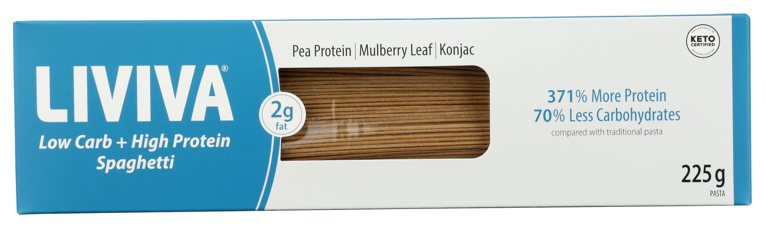 Liviva Low Carb Spaghetti, 225 GR