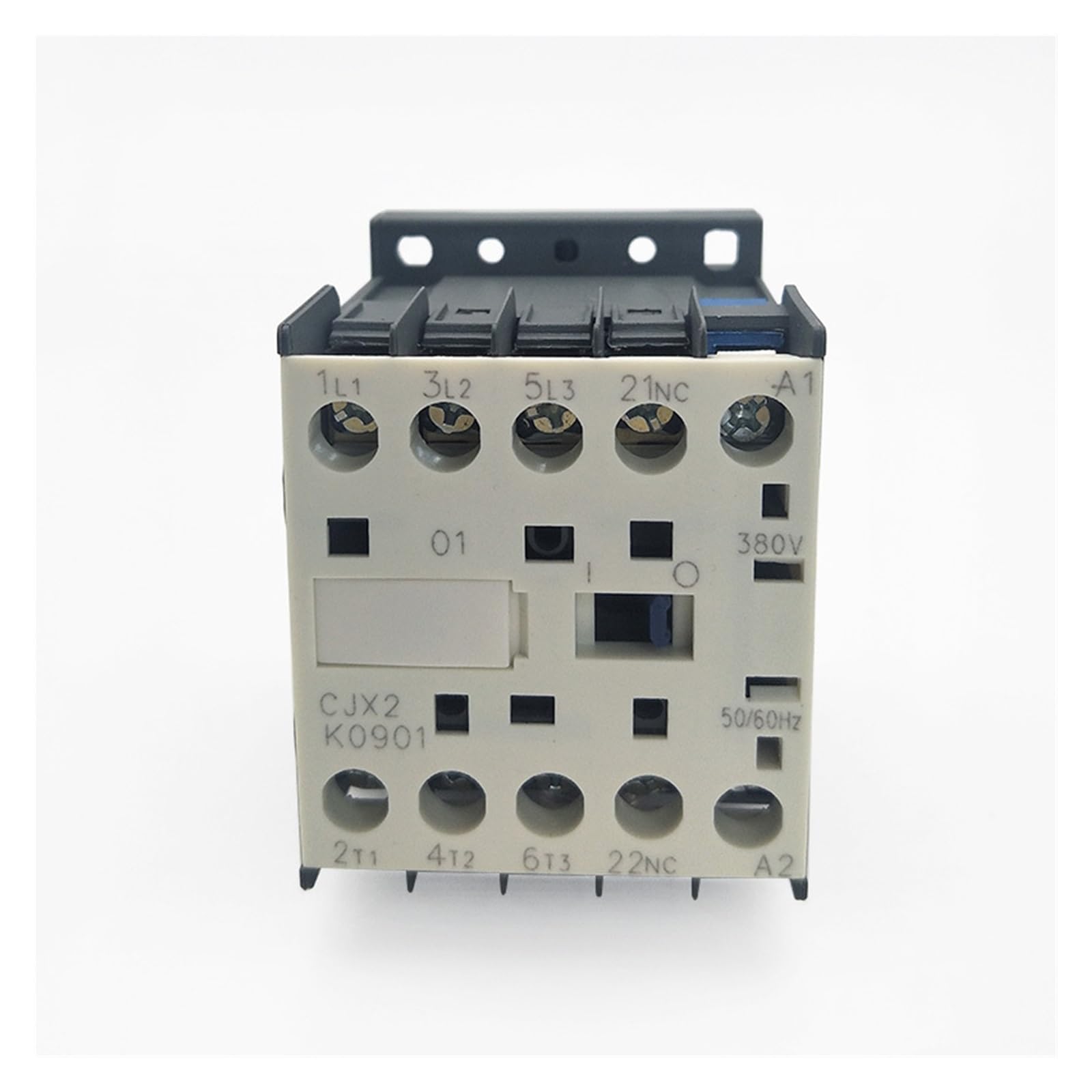 HUUOQIWY CJX2-K0901 380V Coil 35mm DIN Rail 9A 3P 1NC AC Contactor