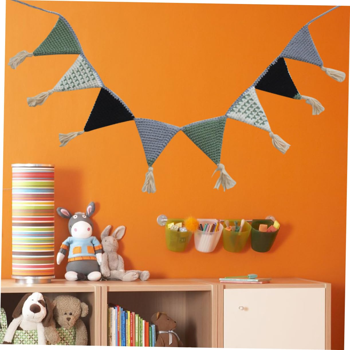 Vaguelly Banderines Para Decorar 2 Piezas Guirnalda De Pancartas Decoración De La De Los Niños Triángulo Pancarta Colgante De Fiesta Banderín Guirnalda Del Empavesado