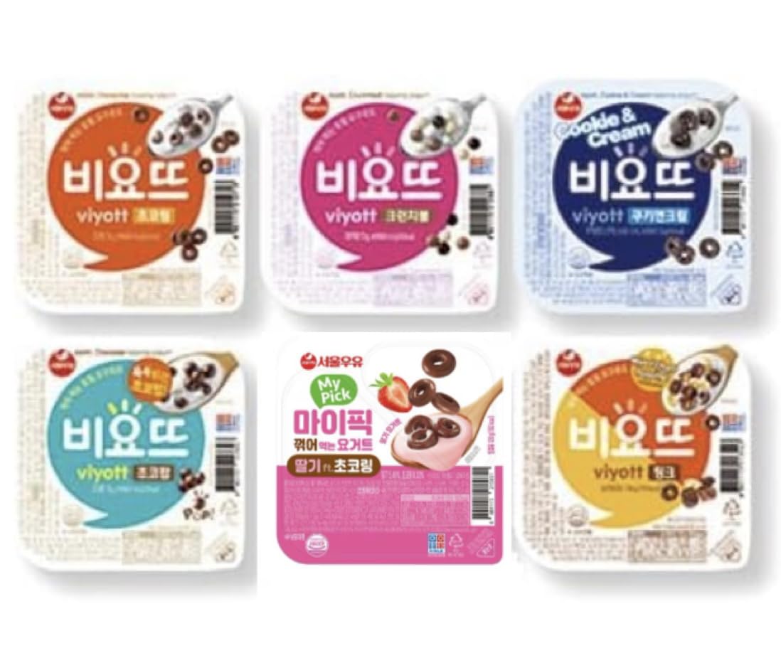 Amazon | ビヨット×5種類 + マイピックイチゴ味 全6個入 韓国