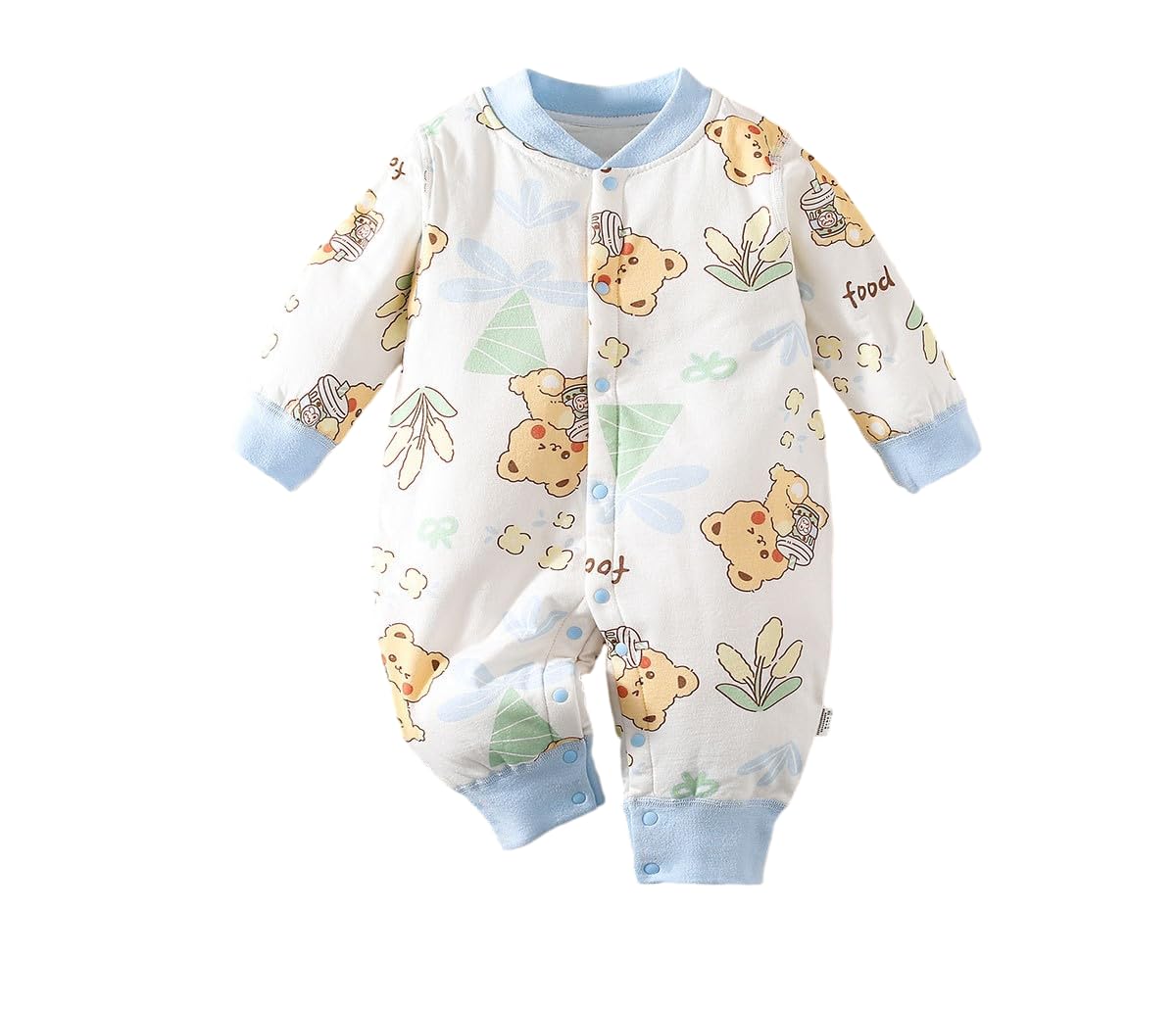 HALAYAYAWinter Warm Baby Girls Boys Rompers/Sleepsuits/Jumpsuit/Night Suits Newborn Baby Girls Boys Clothes Baby Set Newborn Layette Gift Set B 0-6m 66cm, 0-6 Months