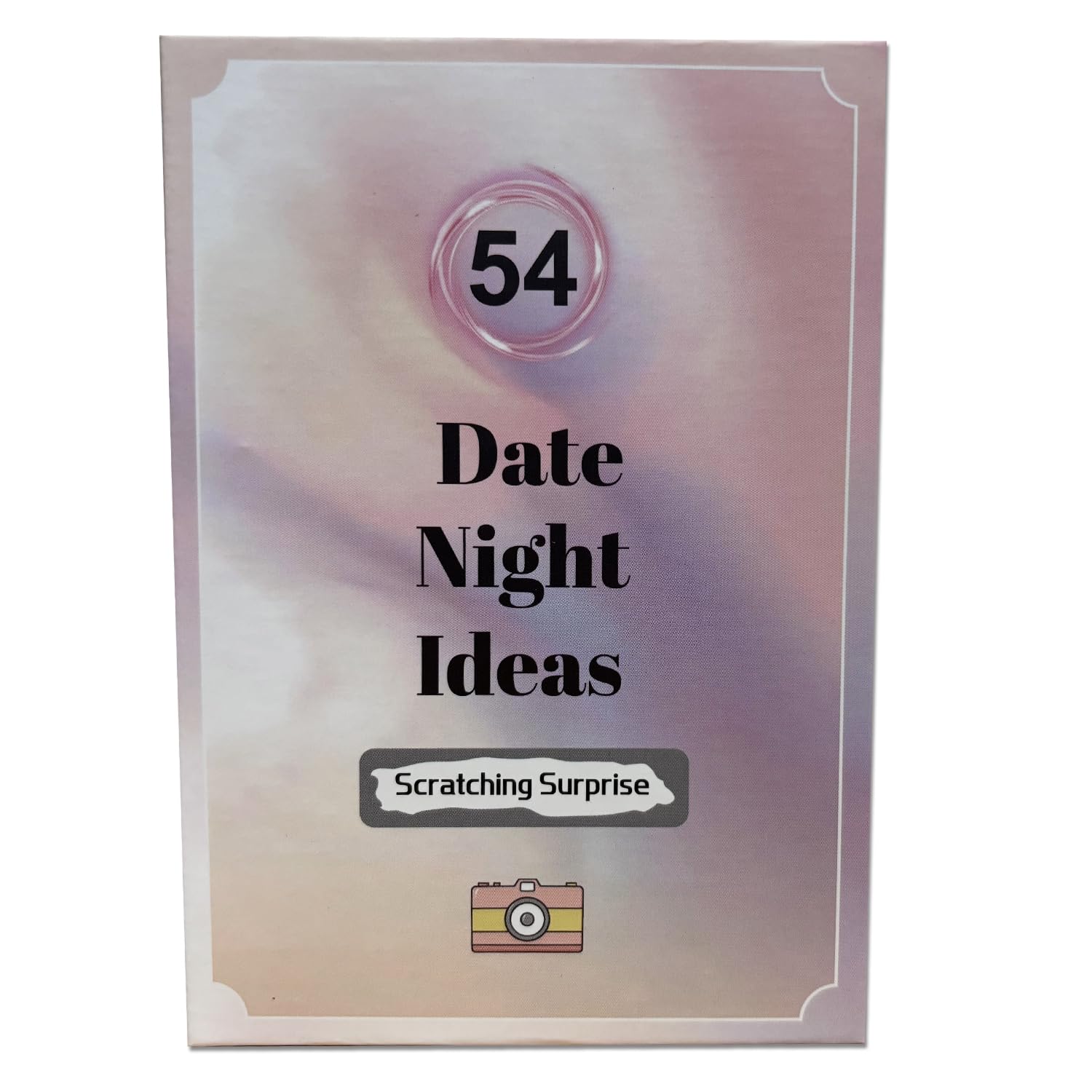 Yanmucy 54 Date Night Scratch Off Cards Unique Couples Games Date Night Ideas for Him and Her Adventure Challenge Book for Romantic Newlywed Valentines Day Gifts (54pcs)