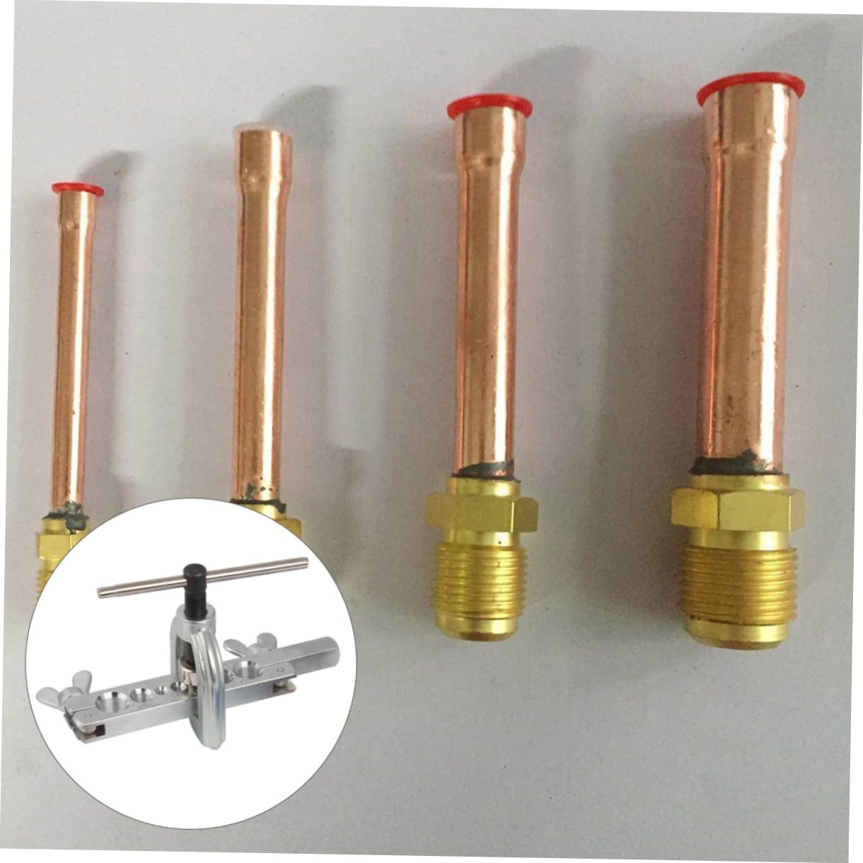 Expansor De Tuberías Herramienta Para Abocardar Líneas De Freno Kit De Herramientas De Abocardado Doble Expansora De Tubos Para Taller De Automoción
