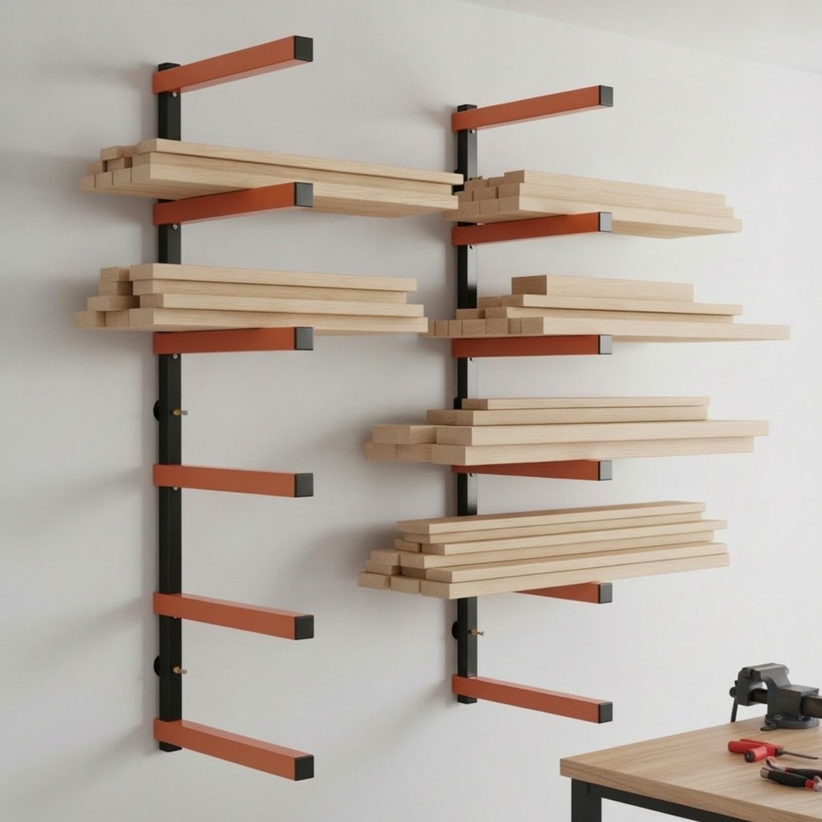 Organizador Metálico Pared Industrial