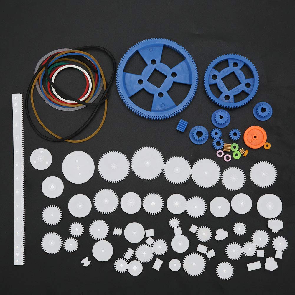 Juego de Engranajes de Plástico, Engranaje de Robot de Bricolaje de Amplia Aplicación Resistente a los Impactos para el Hogar