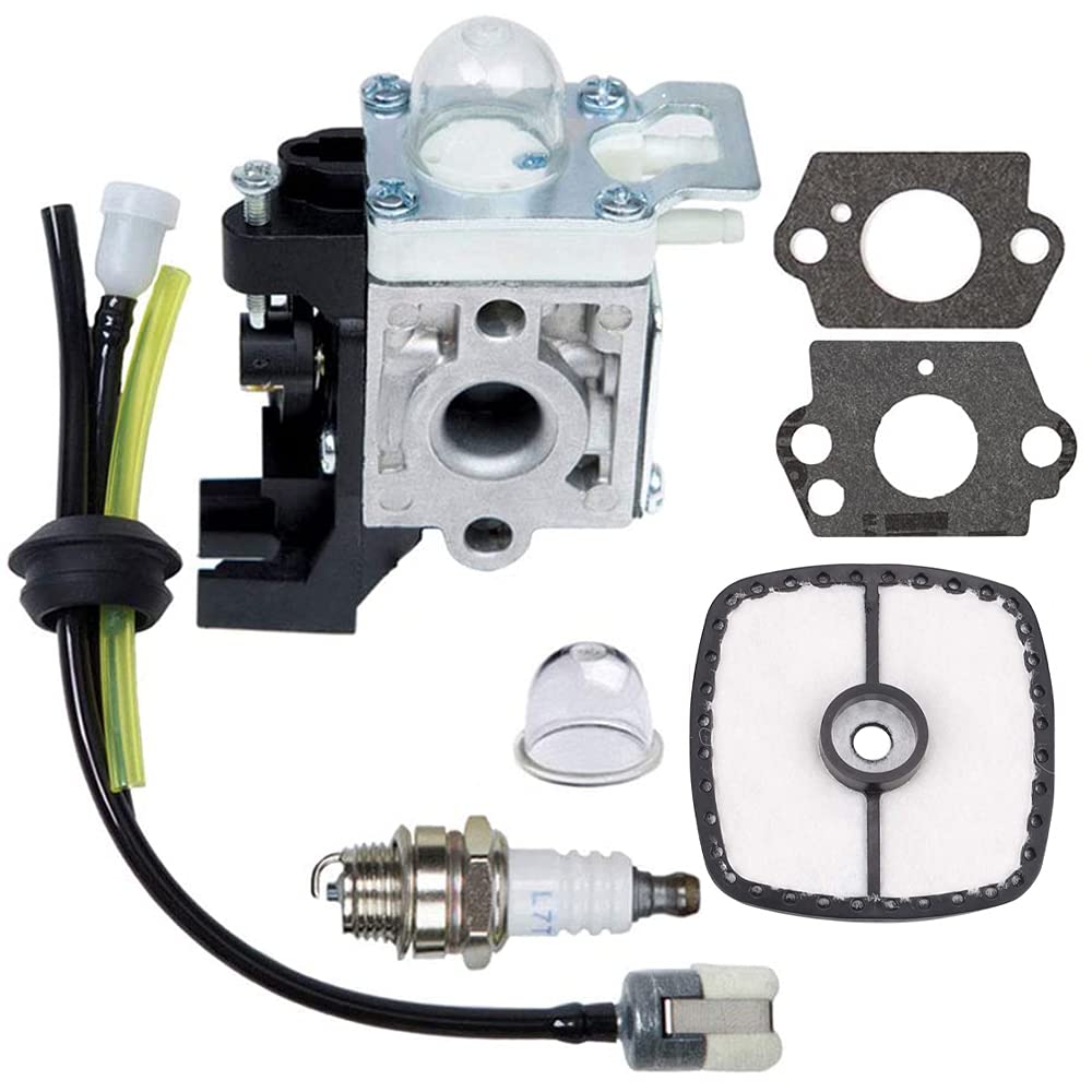 Adjustable SRM225 Carburetor for Echo GT225 PE225 PAS-225 SHC-225 RB-K93 SRM-225 Parts Rebuild, Easy-Start Carb with Tune Up Kit Primer Bulb
