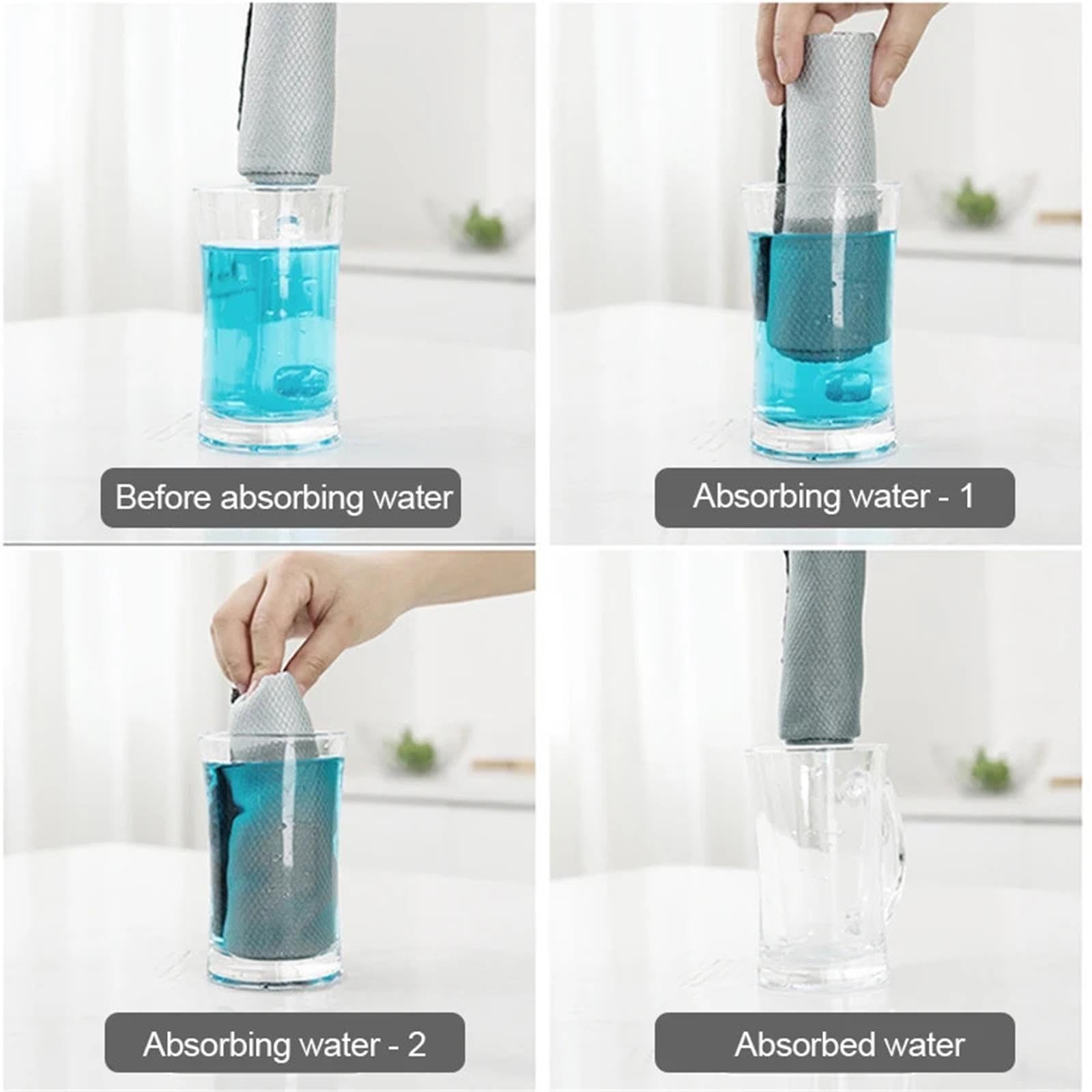 10 Chiffons de Nettoyage en Microfibre for Verre