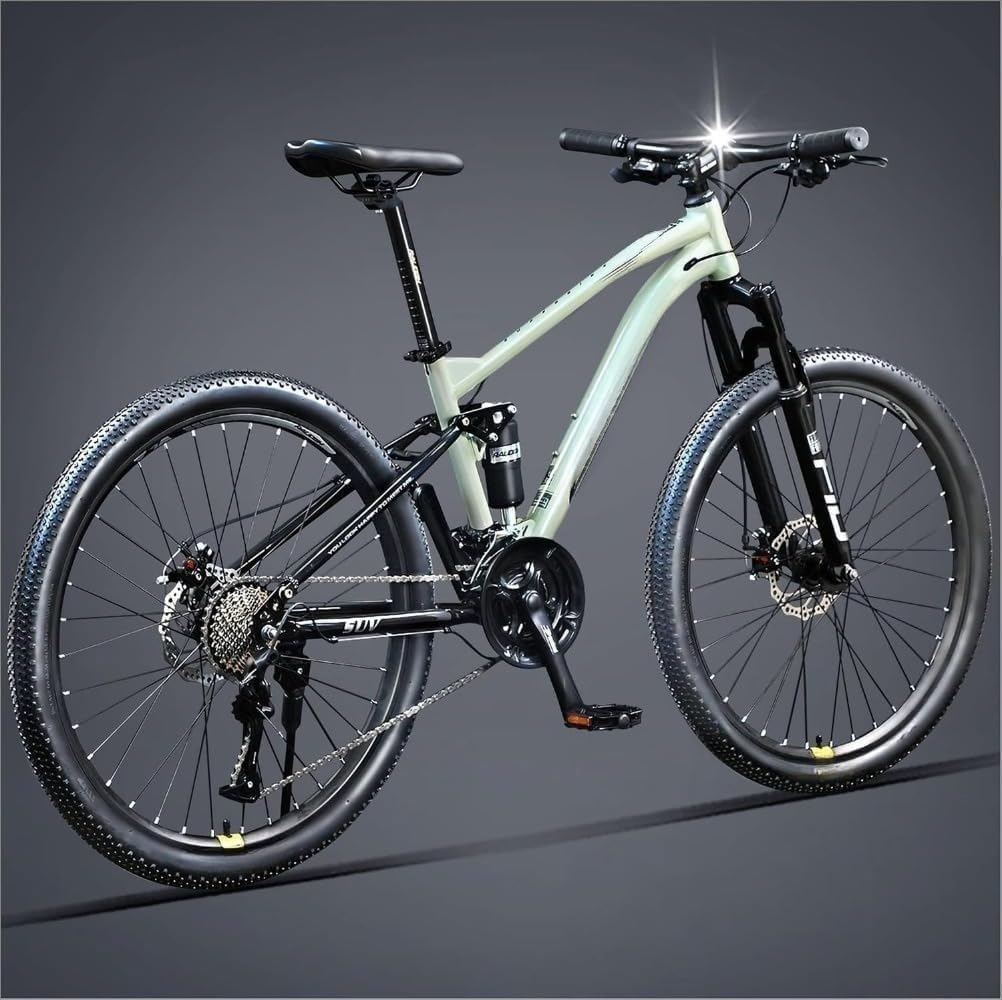 KNOLLY 27.5インチ MTB フルサスペンション Amazon | 26/27.5/29インチマウンテンバイク内部配線 フレーム低スパン