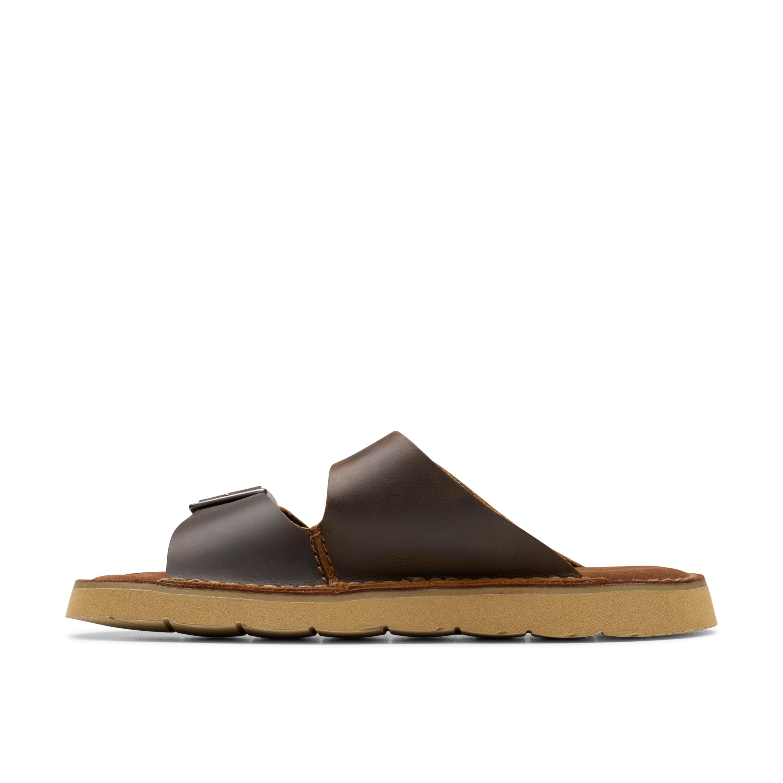 Clarks Solsbury Strap Mens Beeswax Leather, 6.5