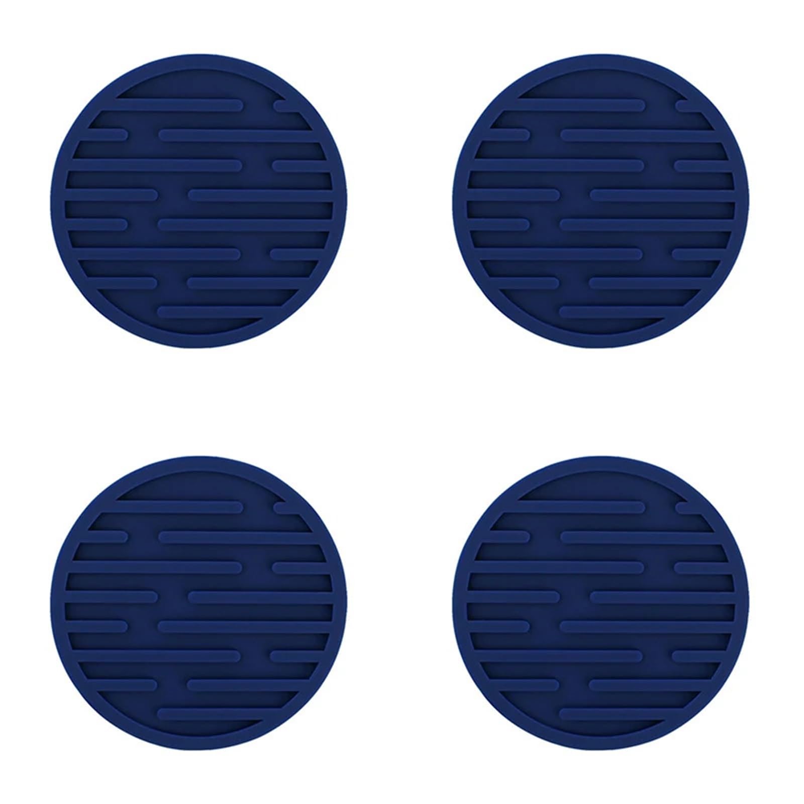10Pcs 10cm Silicone Cup Pad Slip Insulation Round Mat Hot Drink Holder Mug Stand for Cap(Color13)