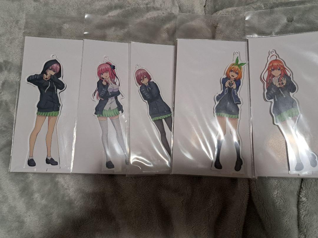Amazon.co.jp: 五等分の花嫁 パーカー アクリルスタンド5種 クリア 