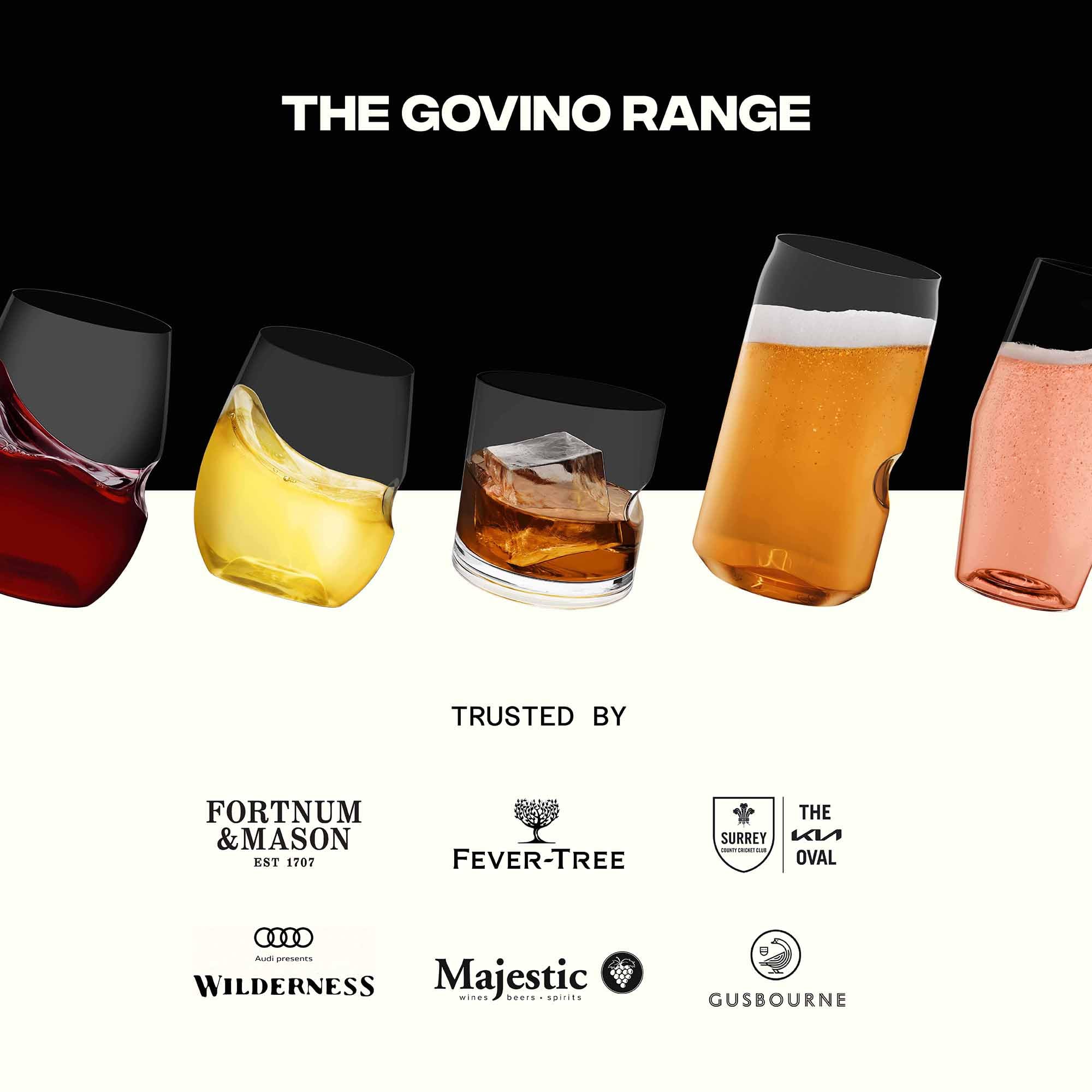 GOVINO Stemless Wine Glasses - Durable & Reusable -8