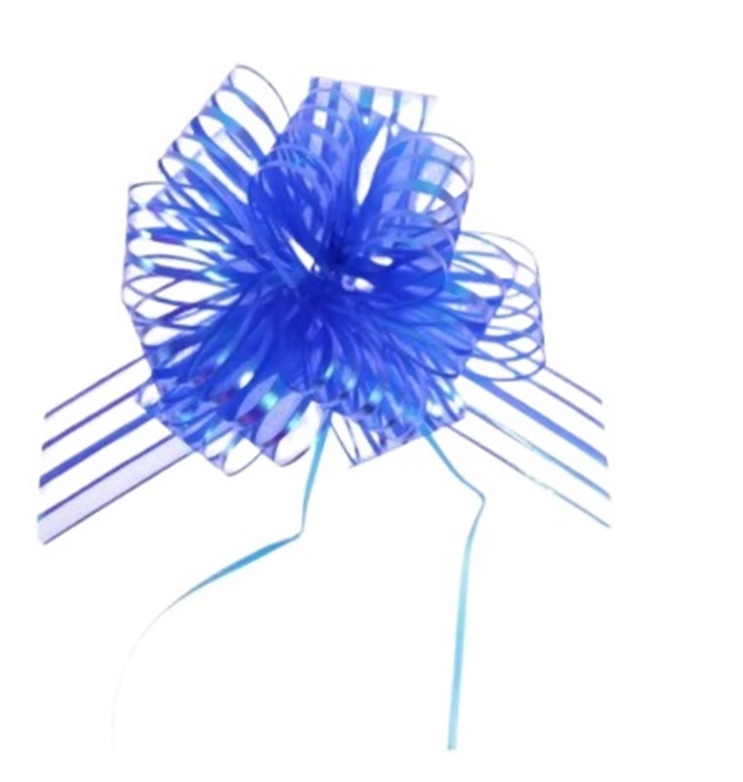 Lazos para envolver regalos, 20 unidades, bolas de lazo engrosadas, decoraciones de regalo para Navidad, bodas, fiestas, bolsas de árbol y ventana (azul)