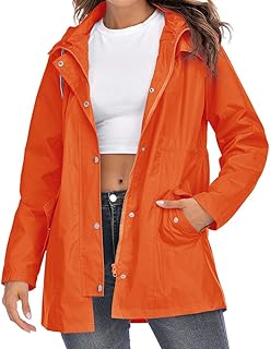 Orange raincoat ladies Clearance