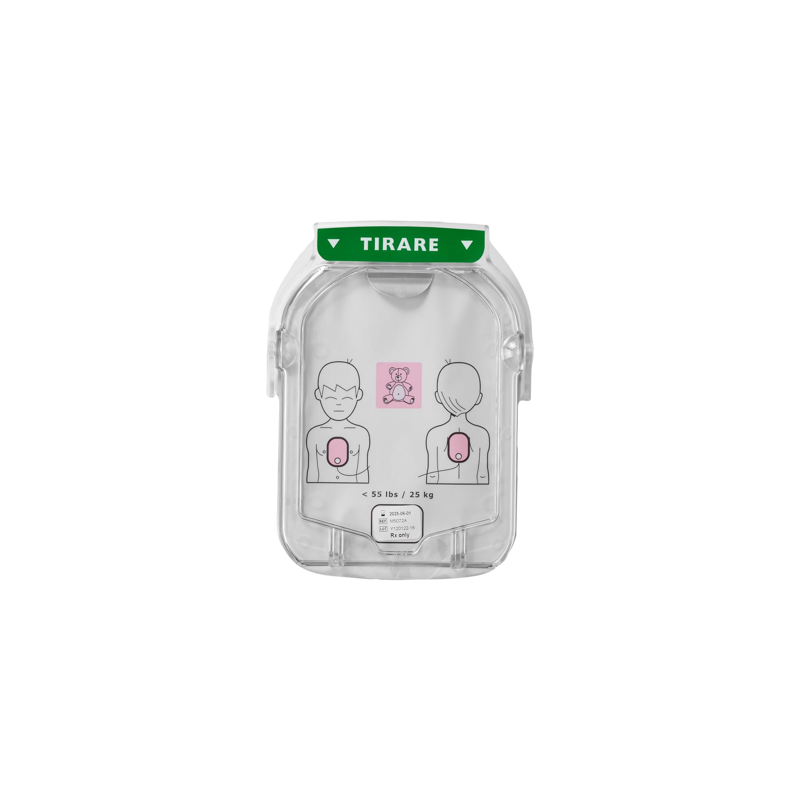 Philips HeartStart Cartuccia per elettrodi SMART per neonati/bambini del defibrillatore HS1, M5072A