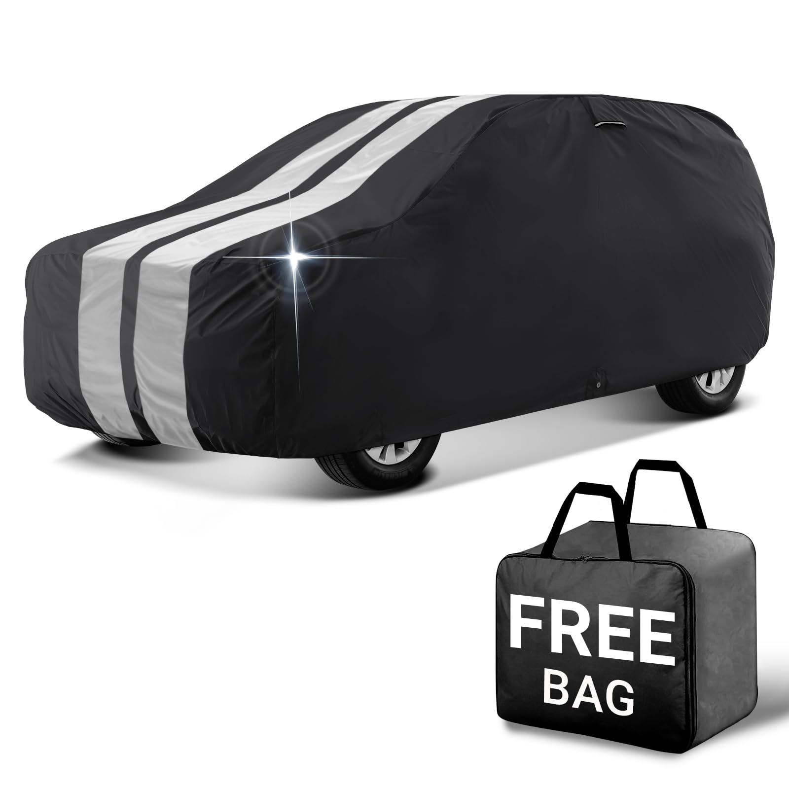 iCarCover SUV Car Cover Waterproof All Weather for 2013-2022 Ford EcoSport