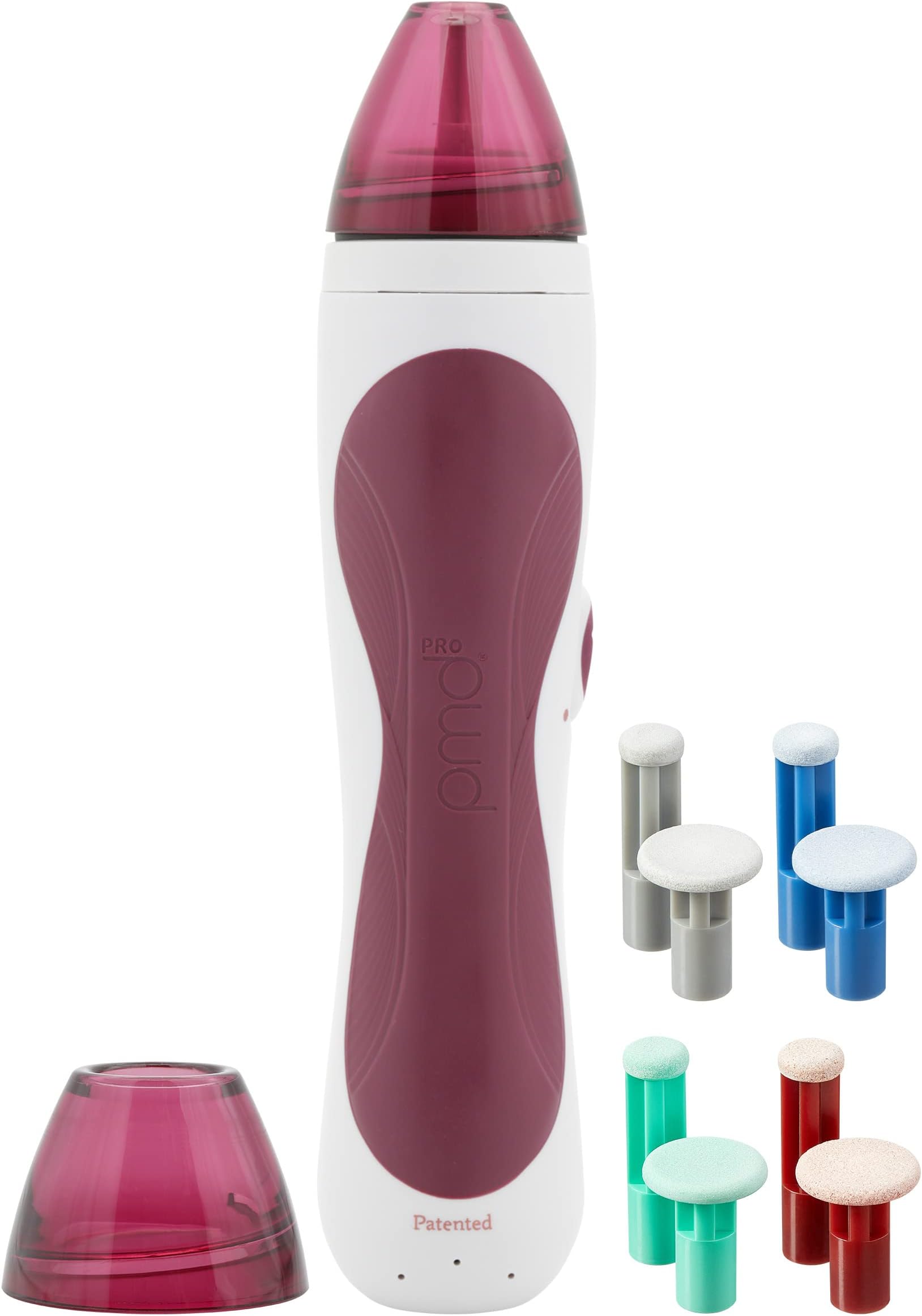PMD Personal Microderm Pro - At-Home Microdermabrasion Machine with Kit for Face & Body - Exfoliating Crystals and Vacuum Suction for Fresh and Radiant Skin - High & Low Speed Options