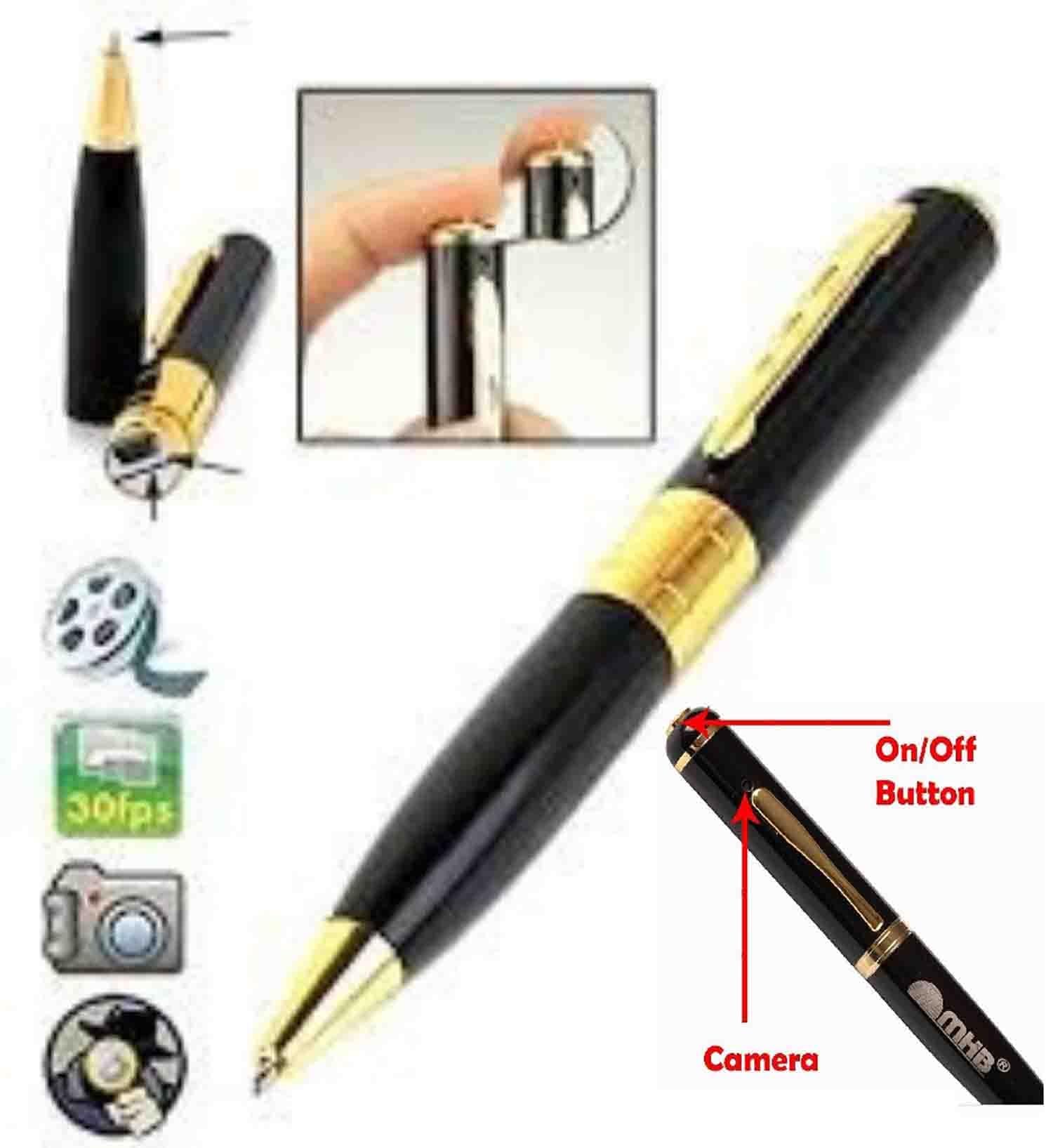 Voltac Spy Hd Pen Camera with Voice-Video Recorder and Dvr-Hidden-Camcorder (Multi-Color) Model 397798