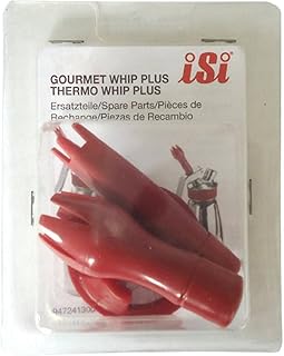 iSi zestaw części zamiennych z uszczelką głowicy, tulejką gwiazdową i tulipanami, pasuje do Gourmet Whip Plus i Thermo Whip Plus
