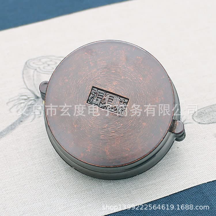 Amazon.com: 苏工仿古做旧全铜暖手炉中式古典竹节万字小手炉烧炭便携熏