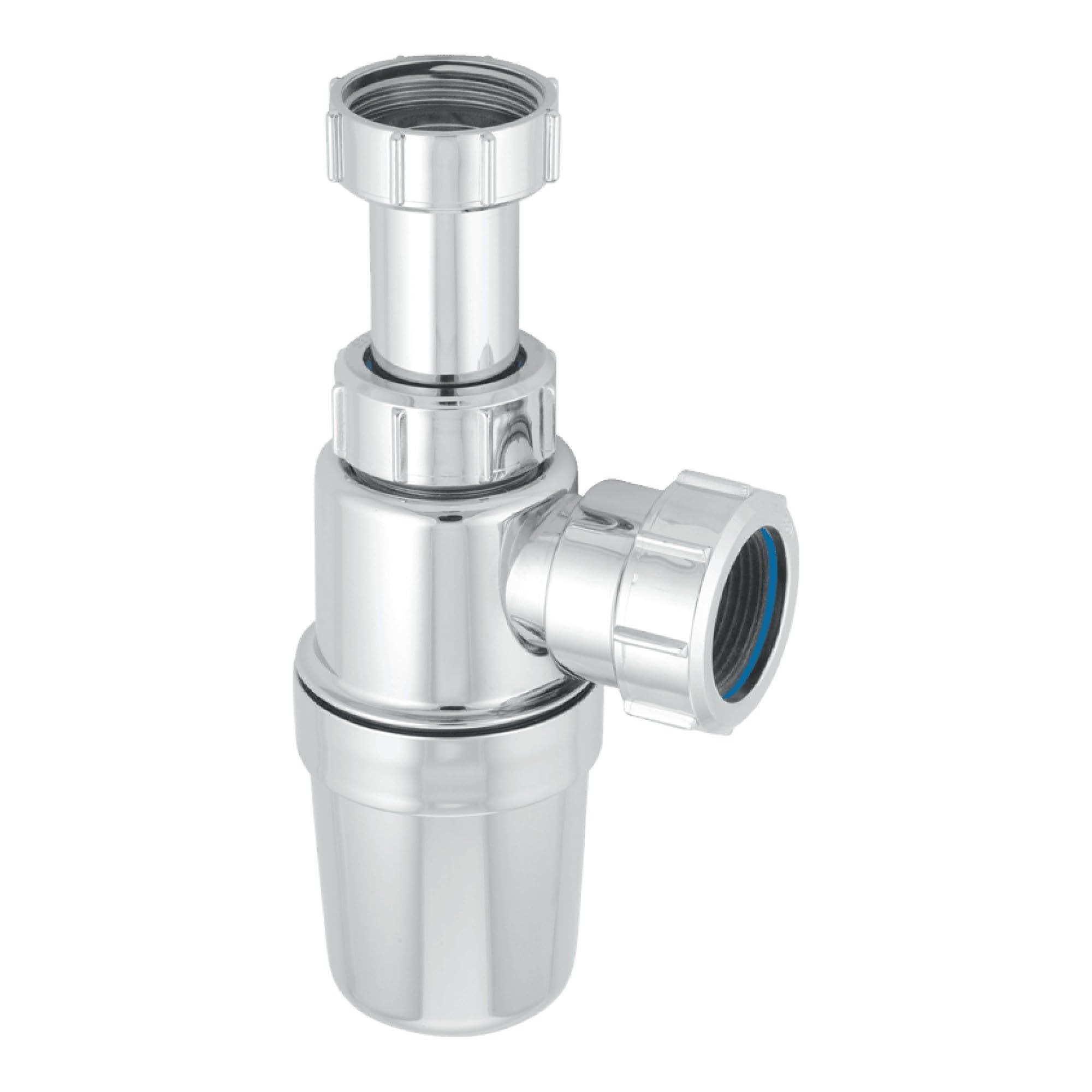 Mcalpine Caa10 Chrome Adjustable Inlet Slim Bottle Trap - 1 1/4" Bsp 5036484000781