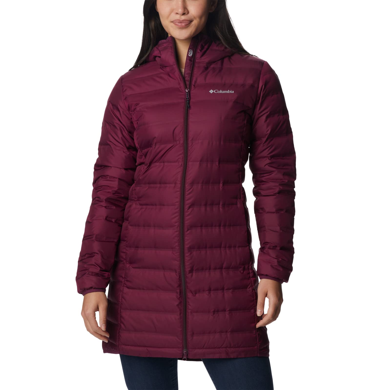 Ladies Jacket Columbia Lake 22 Down Long Hooded Jacket Columbia - Main Image