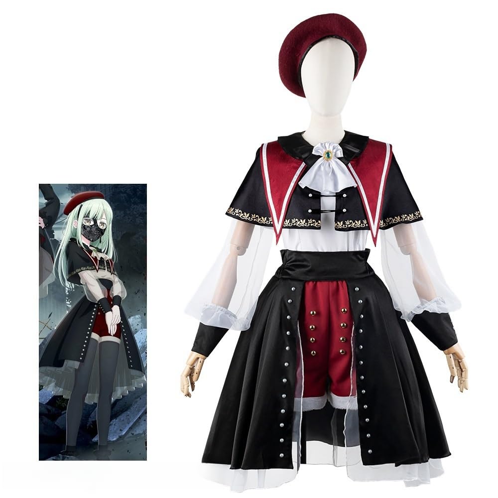 バンドリ コスプレ衣装 長崎そよ　若葉睦 Amazon | MMCOS バンドリ！ BanG Dream! 若葉 睦 コスプレ衣装