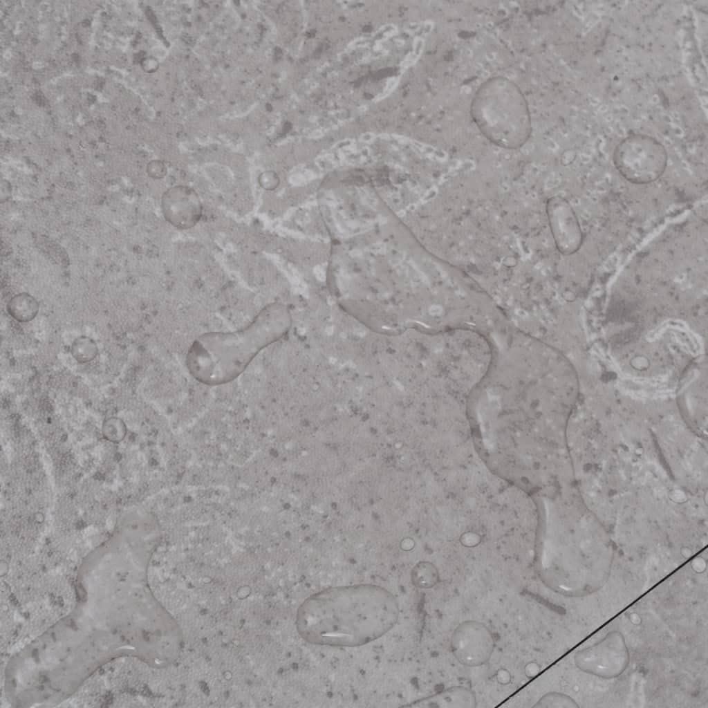 Materiały budowlane, wykładziny podłogowe i dywanowe deski podłogowe z PCW 5,02 m² 2 mm samoprzylepne szare