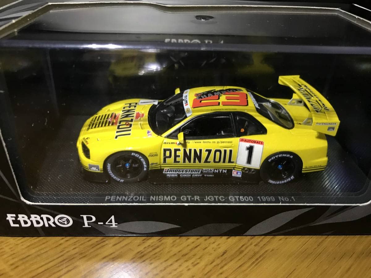 Amazon | EBBRO 1/43 JGTC 1999 Pennzoil NISMO GT-R(R34) No1