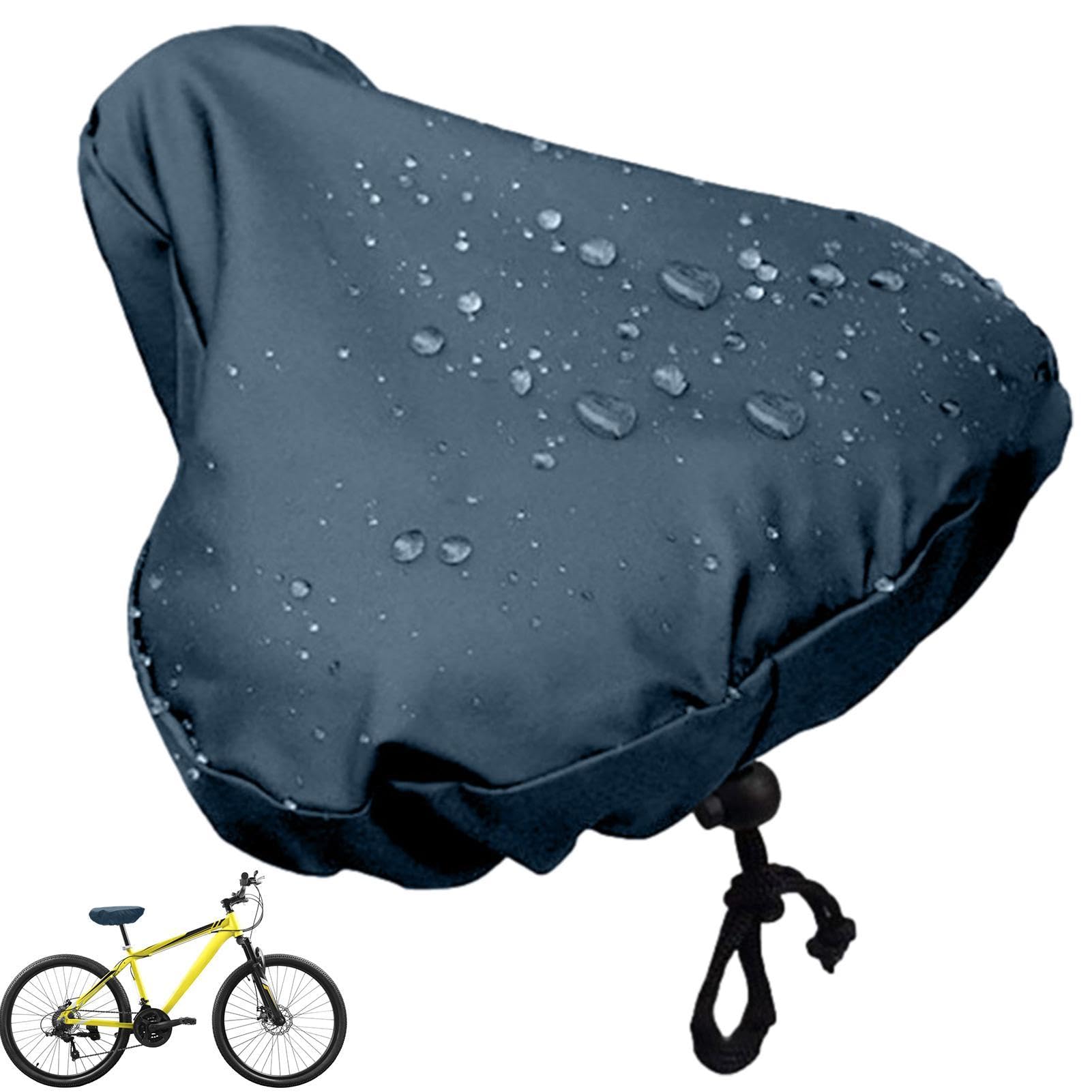 Coprisella per bicicletta – 27 x 24 cm, protezione antipioggia, in tessuto, strato di PVC, impermeabile, coprisella per bicicletta, impermeabile, impermeabile