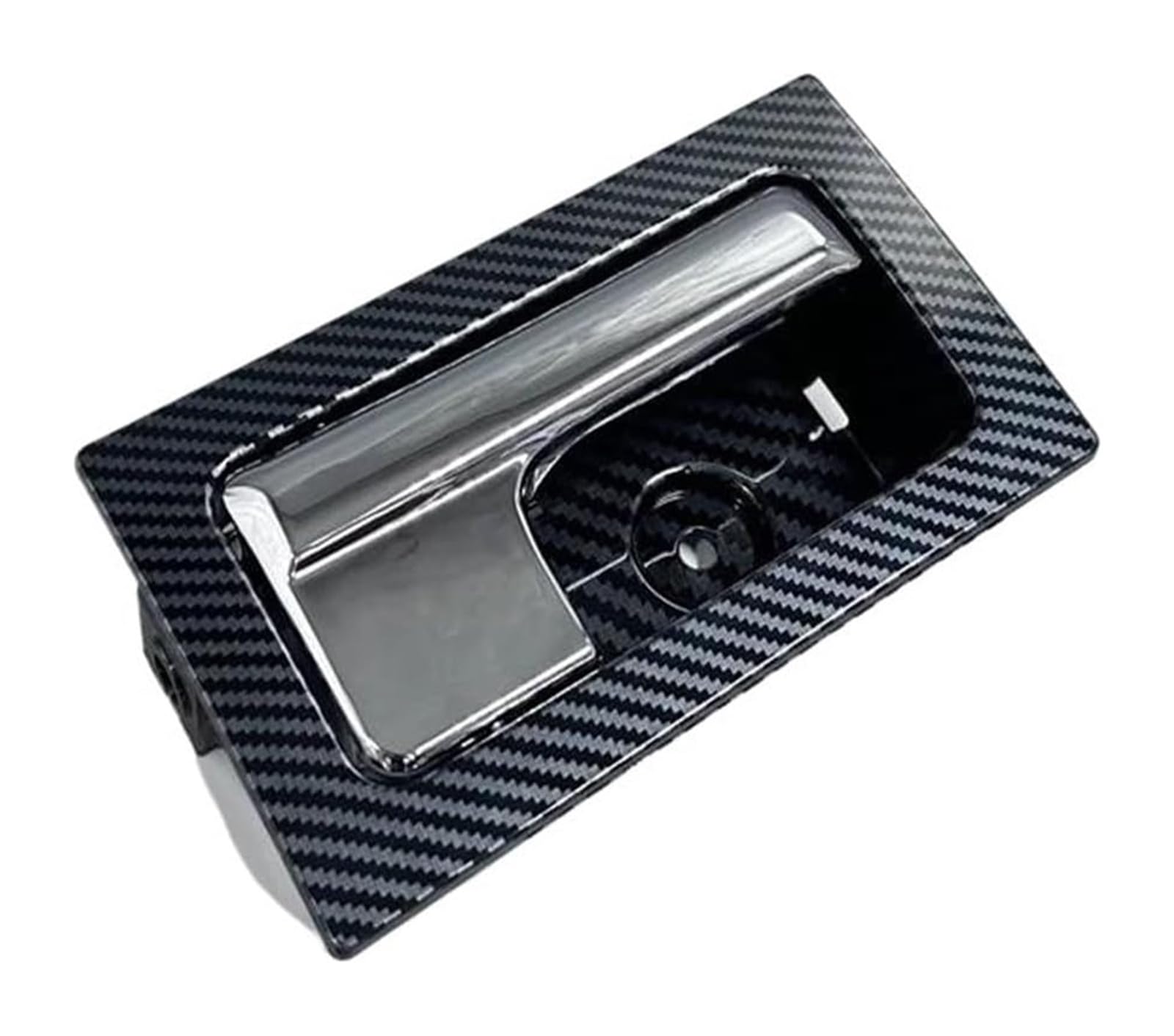 FANGZIQF Inner Door Pull Handles for Pickup F150 F250 2009-2014 Door Inner Handle All Carbon Fibre(Right)
