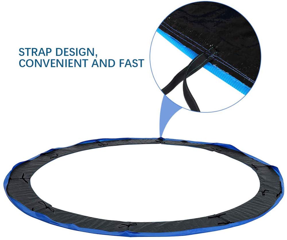 Podkładka bezpieczeństwa do trampoliny, wodoodporna osłona sprężynowa z PCW, wyściółka z pianki PE, trwała zapasowa podkładka przestrzenna dla lepszej ochrony, akcesoria do trampoliny dla dzieci