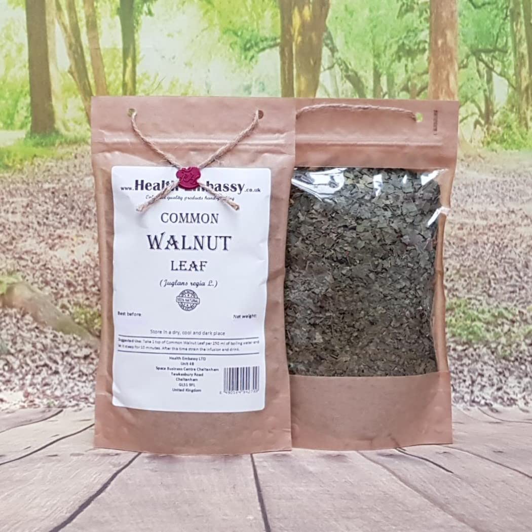 Health Embassy Feuilles de Noyer Commun Tisane - Juglans Regia L - Common Walnut Leaf (100g)
