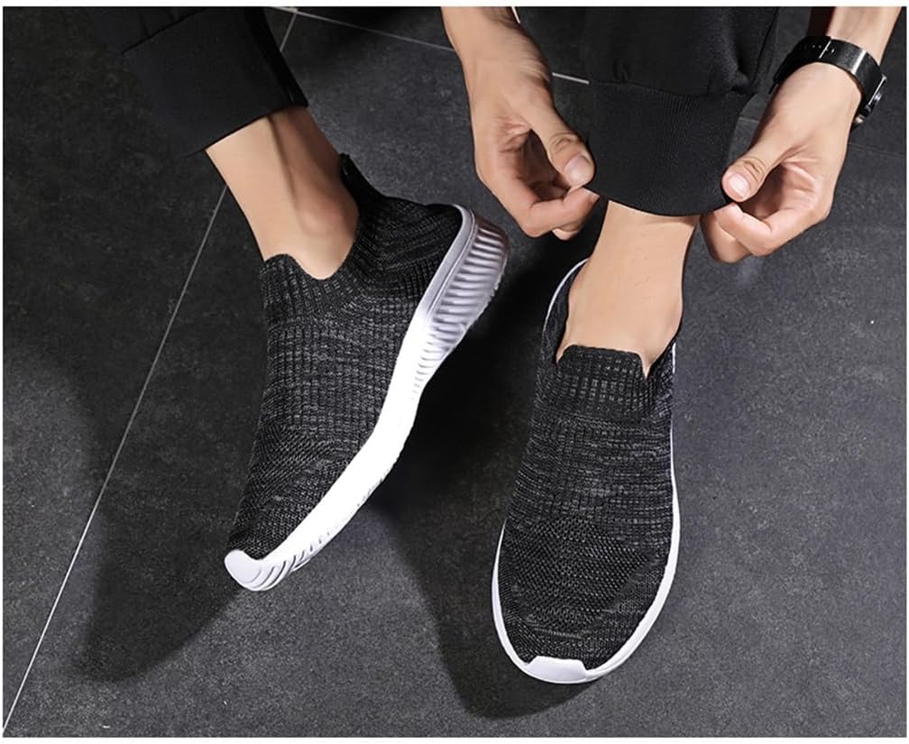FMURY Shoes Men Loafers Light Walking Breathable Casual Shoes Men Sneakers