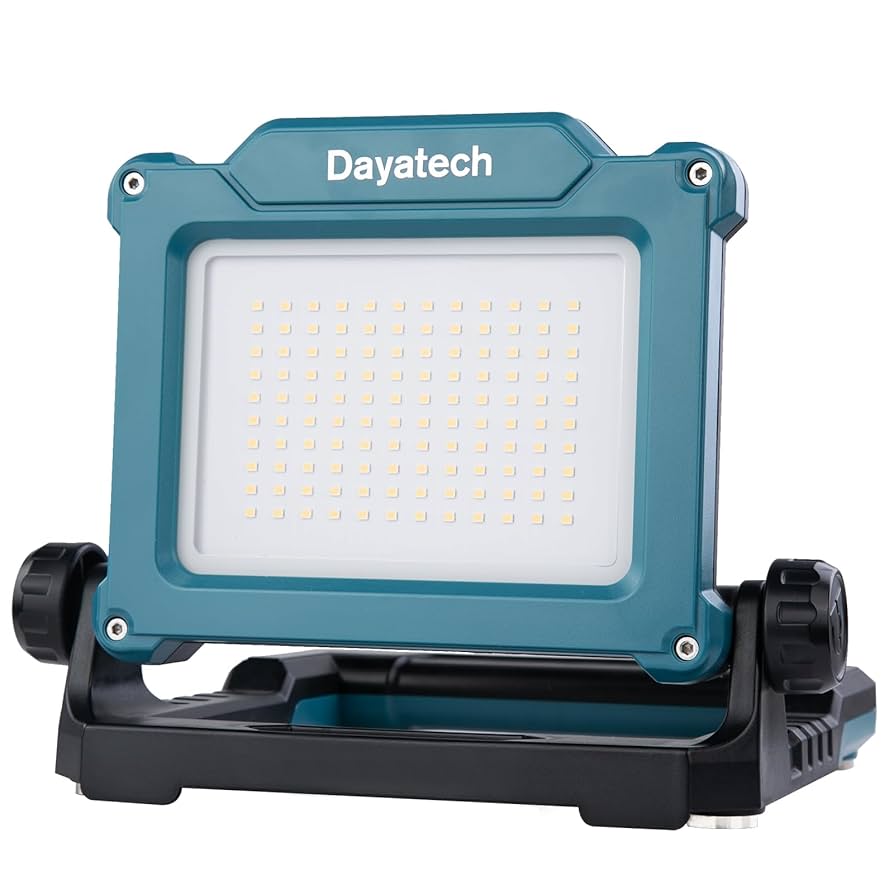 DAYATECH Cordless LED Work Light Compatible with Makita 18
