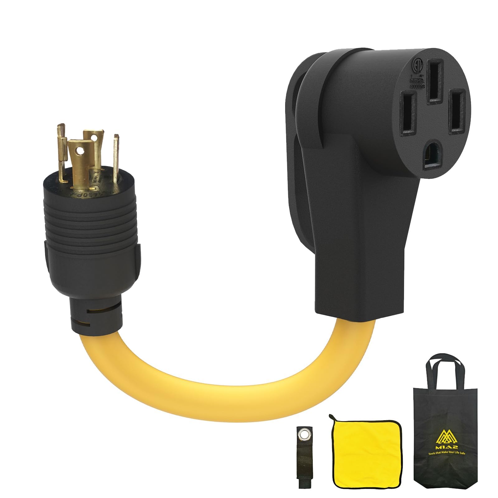 Adaptateur Générateur 4 Broches Twist Lock 30A 110V Vers 4 Prises 15A – Neuf