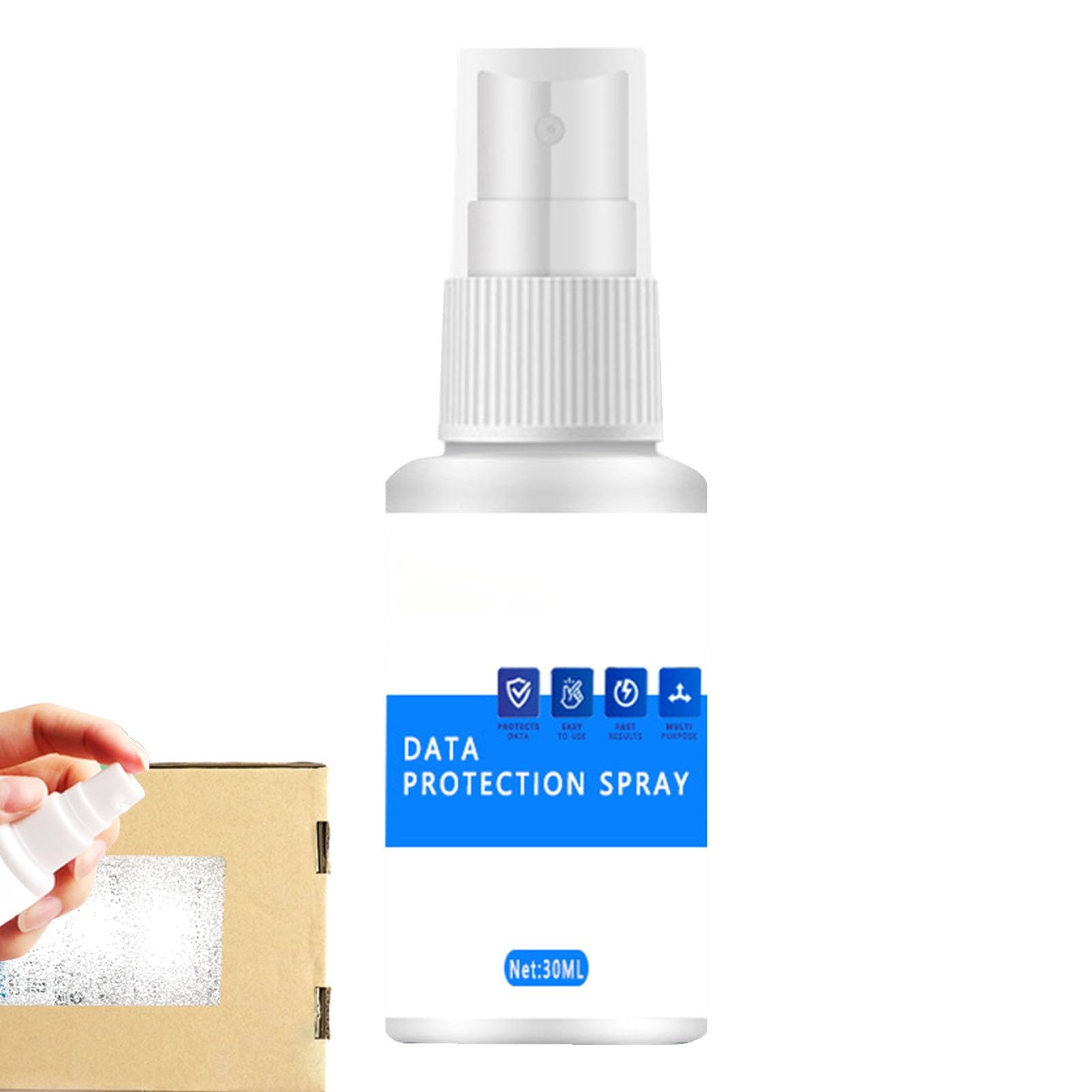 Spray Corrector De Papel Térmico 30 Ml Removedor De Tinta Acción Rápida Portátil 10 X 3 Cm