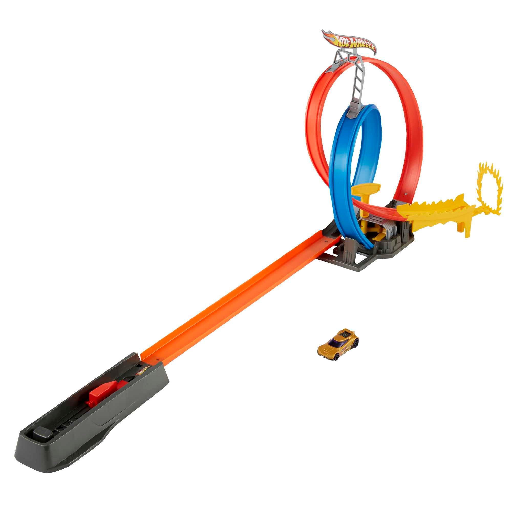 Hot Wheels Action Pista de energía Pista de Coches de Juguete, Incluye 1 vehículo, Juguete para niños de 5 años (Mattel GND92)