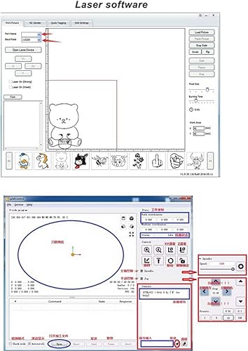 Vista 15 de CNCTOPBAOS Máquina de grabado CNC 3020 Plus, enrutador CNC de 500 W para corte de metal MDF acrílico de madera, fresadora CNC de control GRBL de 3