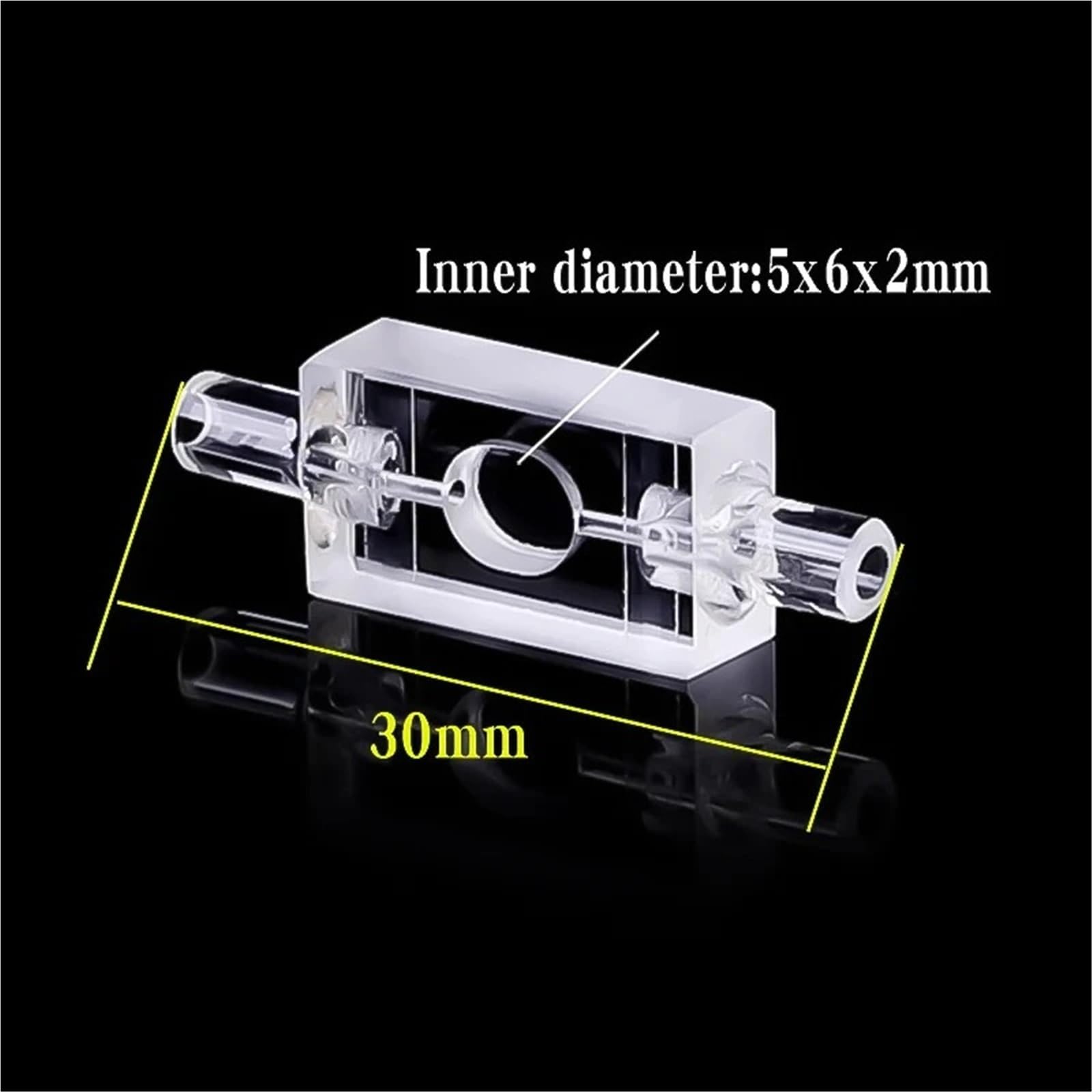 Cuvetta a flusso di quarzo da 60 µl