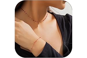 YANCHUN Halloween Daughter of Blood Necklace and Bracelet Set