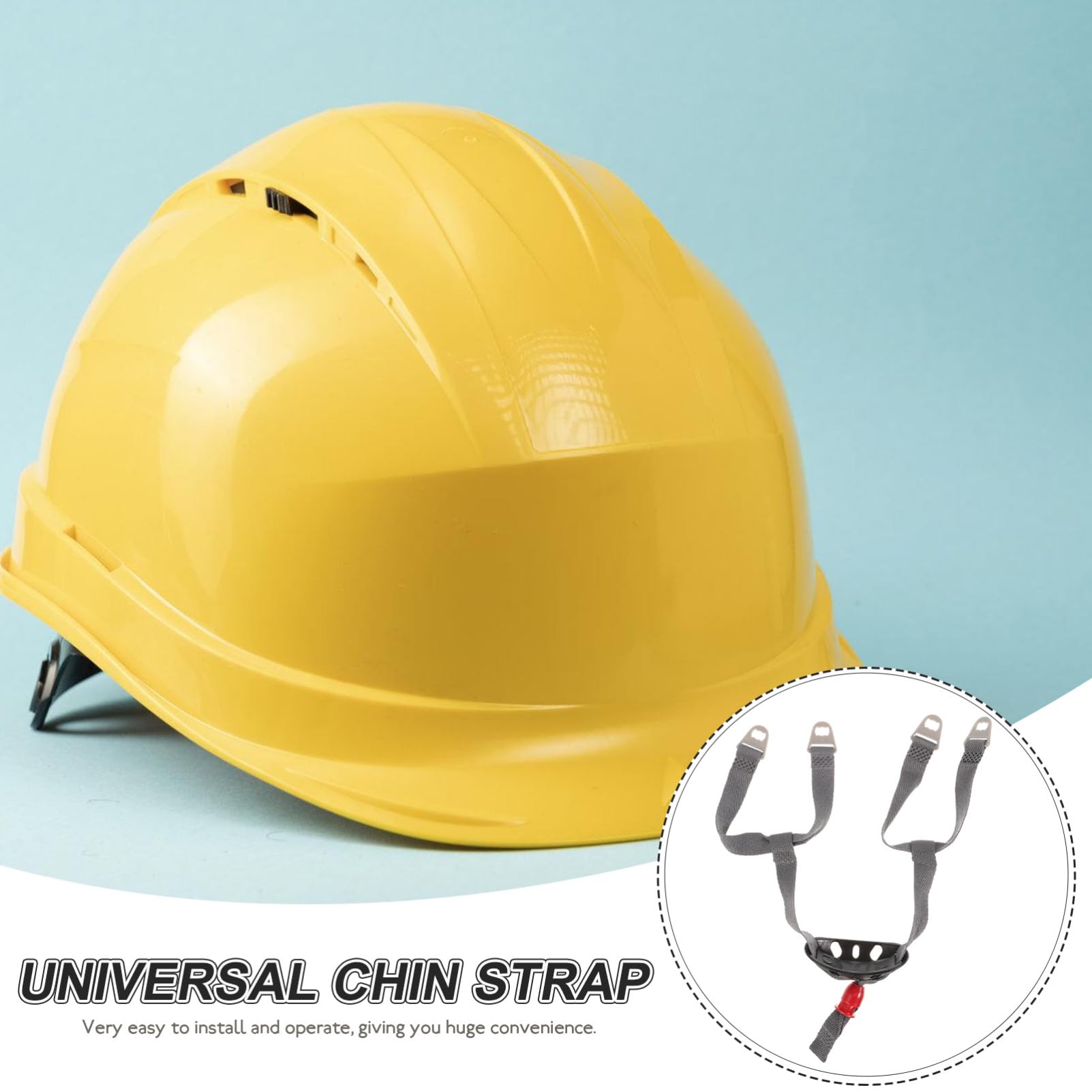 SHINEOFI Sottogola Del Casco Per Comodo Sottogola Manica Del Sottogola Difficile Sottogola Dell'elmetto Cappello Duro Cinghia Di Sicurezza Sottogola Universale Plastica
