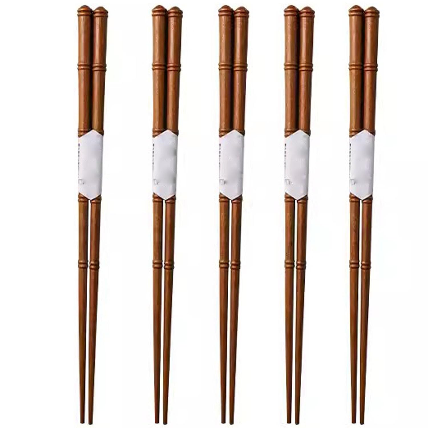 Baguettes Baguettes Baguettes en Bois Baguettes en Bambou 23Cm Baguettes Pointues pour Meubles Baguettes Antidérapantes Durables et Durables(A-5 Pairs)